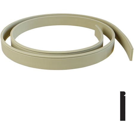 Ekena Millwork WM750W - 5 1/4"H x 9/16"D x 144"L Baseboard Flexible Moulding BBDFWM750WX144